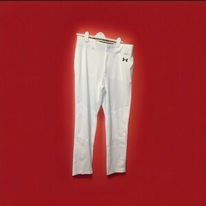 Underarmour White L Baseball Pants